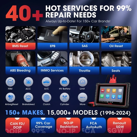 Autel MaxiPRO MP900 Full System Car Coding Diagnostic Bidirectional Scanner - Picture 7 of 12